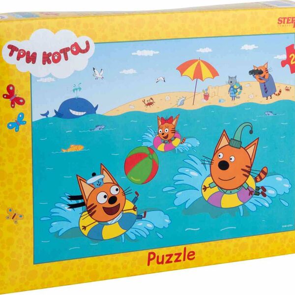 Мозаика Три кота, 260 деталей ТМ Step Puzzle (Степ Паззл)