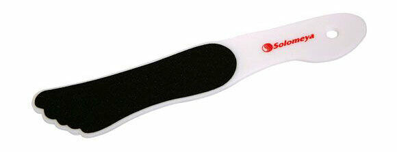 SOLOMEYA Пилка педикюрная двухсторонняя, 80/120