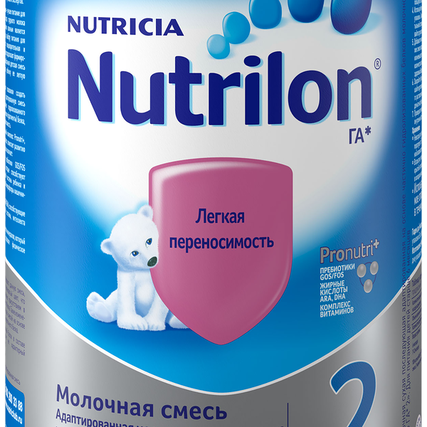 Смесь молочная NUTRILON ГА 2, с 6 месяцев, 800г