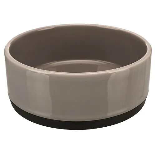 Керамическая миска на резиновой подставке, 0,4 л, D=12см