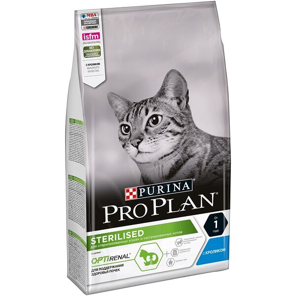 ProPlan after care корм для Стерилизованных кошек Кролик 1,5кг