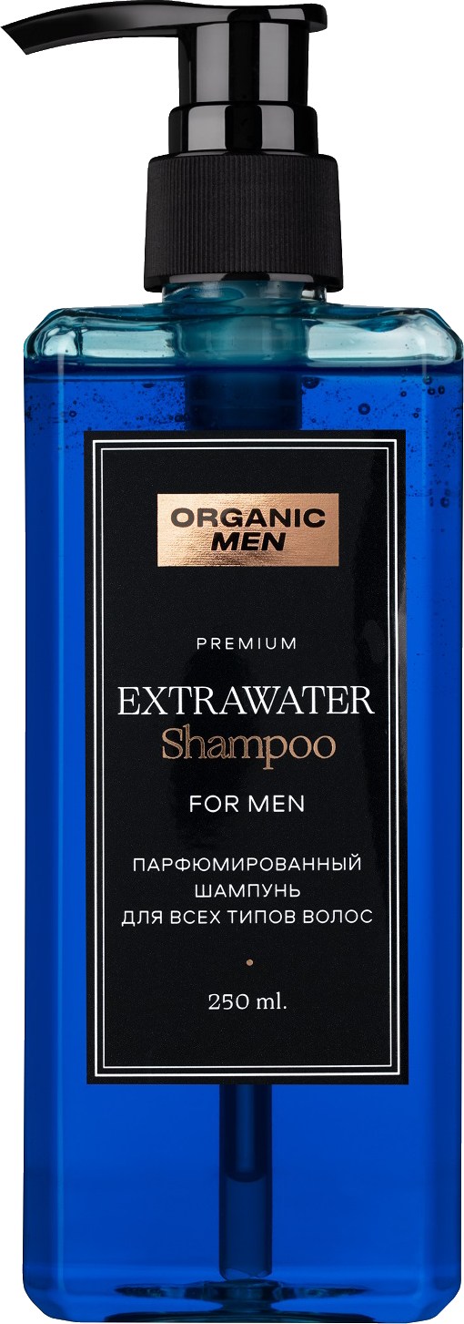 

Шампунь Organic Men Extrawater парфюмированный 250 мл