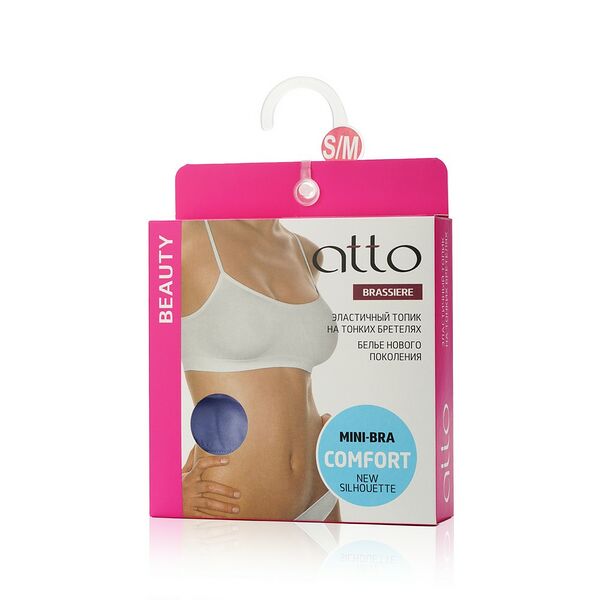 Женский бюстгалтер - топ Atto Microfibra, Лаванда, S/M