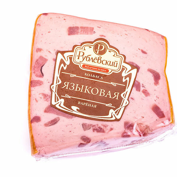 Колбаса вареная языковая ТМ Рублевский, вес