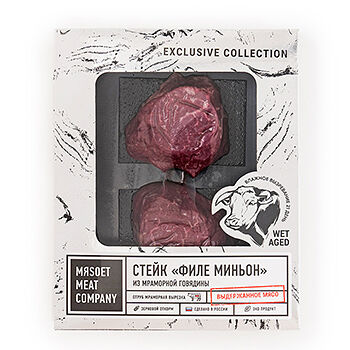 Стейк Филе-миньон Exclusive Collection Wet age mяsoet meat company 400г, Россия