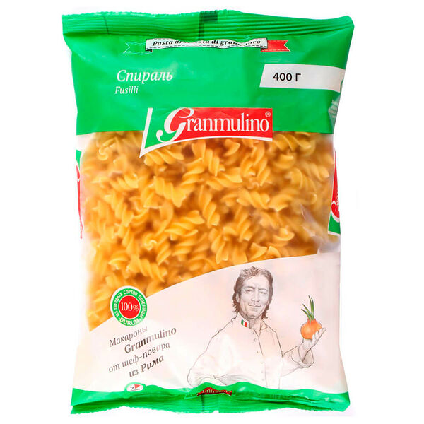 Макароны Granmulino 400г спираль