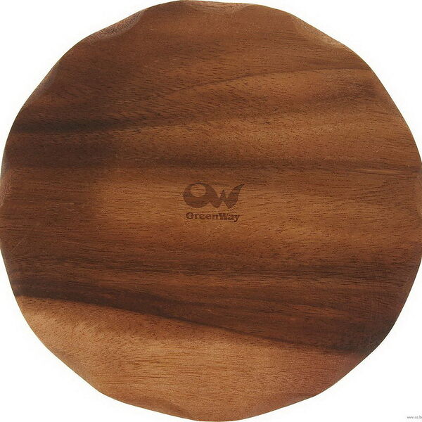 Доска разделочная круглая тонированная Д 24,5х1,5 9/803