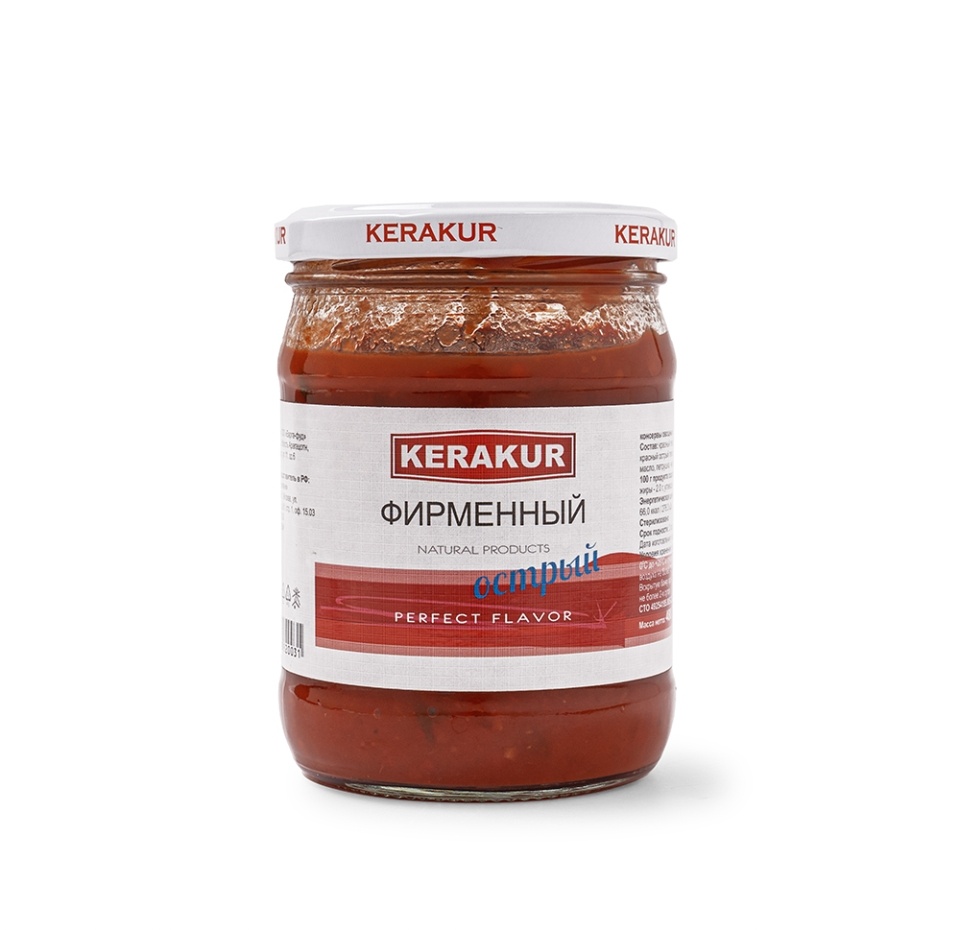 

Соус аджика Kerakur Фирменный острый 480г