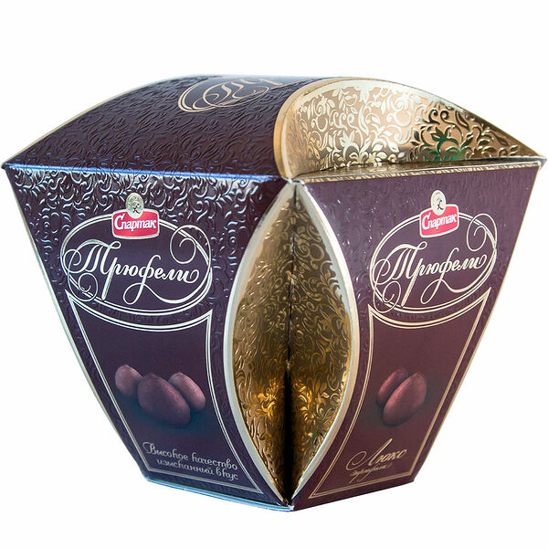 Конфеты ТРЮФЕЛИ ЛЮКС кор вес 255г Спартак