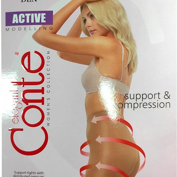 Колготки Conte Elegant Active 20 den black размер 5