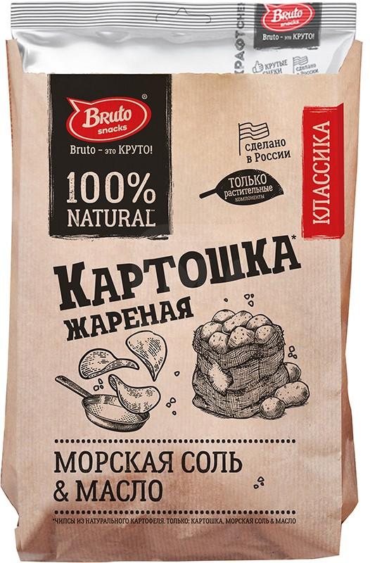 

Чипсы Bruto картофельные с морской солью