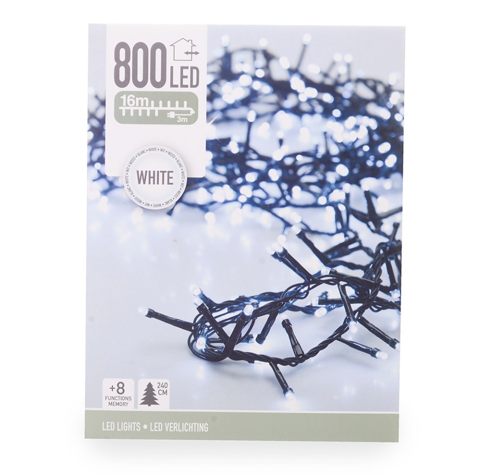 

Гирлянда елочная электрическая Koopman International с лампами led 16 м