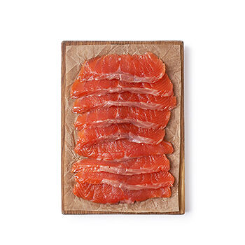 Форель радужная «Азбука Вкуса» ломтики малосоленая, Россия