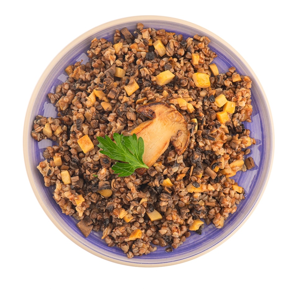 

Гречка с белыми грибами, шампиньонами и луком «Уже Готово» 300 г, Россия