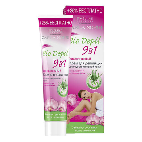 Крем Eveline Bio Depil для депиляции для чувствительной кожи 125 мл