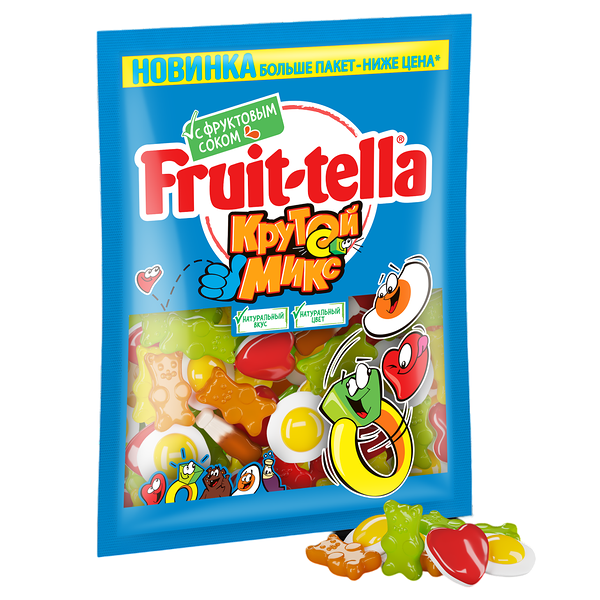 Мармелад жевательный Fruit-tella Крутой микс