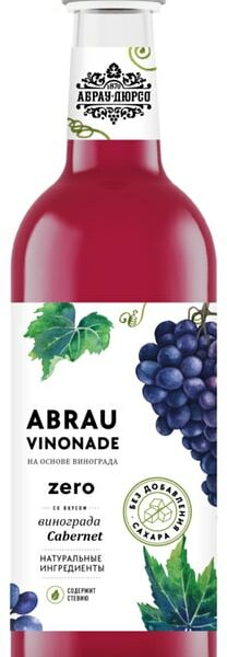 Напиток Абрау-Дюрсо Abrau Vinonade Zero Каберне 375мл
