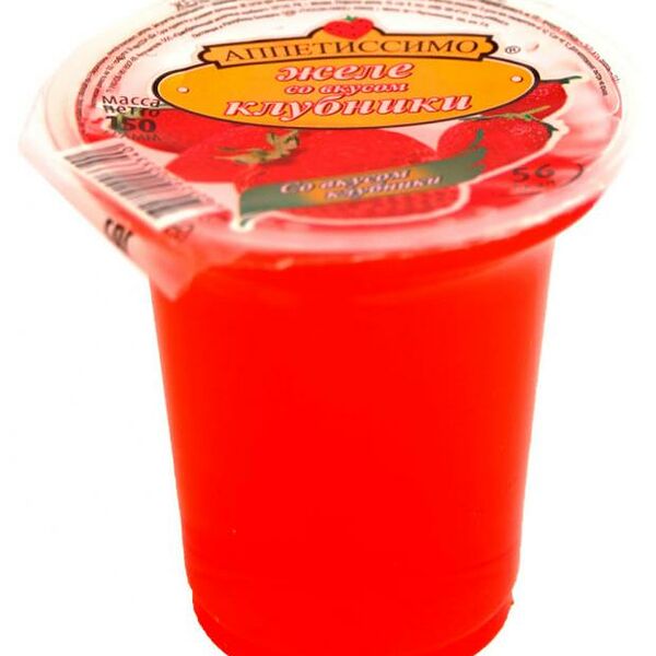 Желе Аппетиссимо клубника