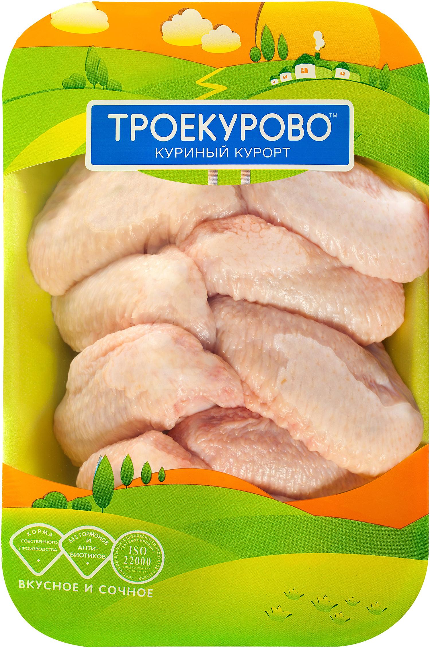 

Крылья цыпленка-бройлера Троекурово охлажденные, лоток, вес