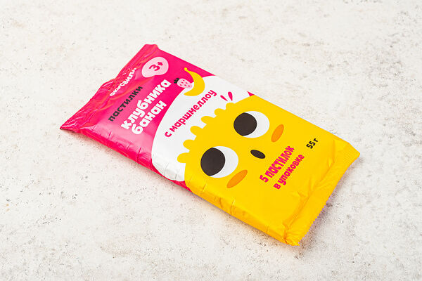 Пастилки детские Клубника-Банан с маршмеллоу