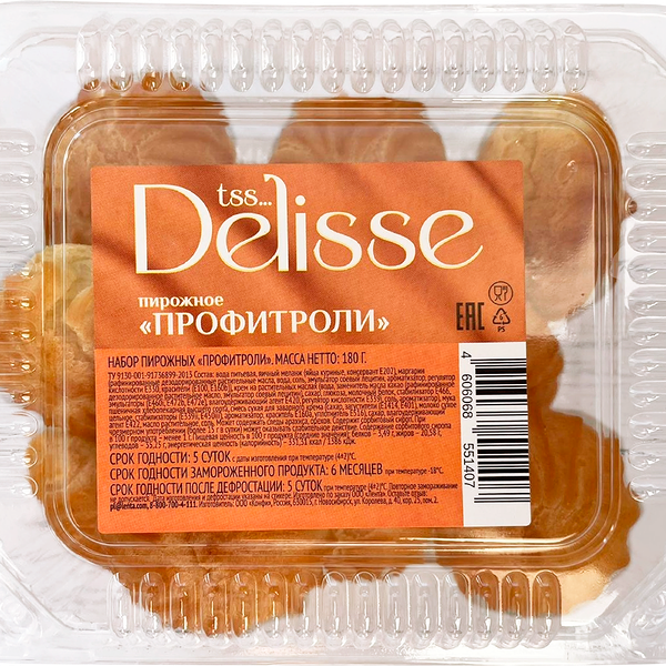 Пирожное DELISSE Профитроли