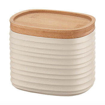 Емкость для хранения с бамбуковой крышкой, в ассортименте, Guzzini 500 мл, Италия