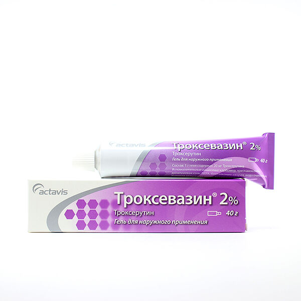 Troxevazin желе 2% 40г