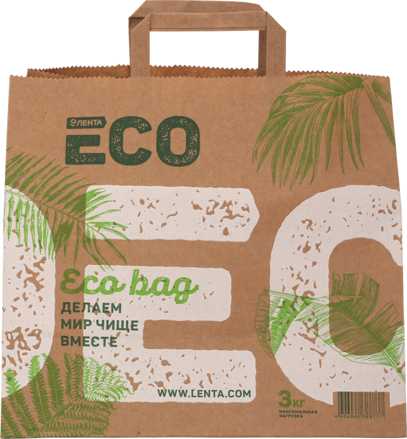 

Пакет из крафт-бумаги Лента Eco