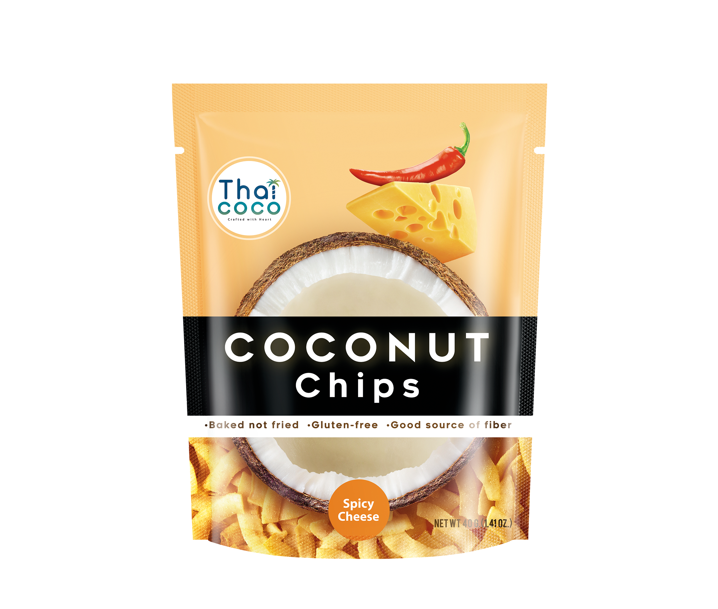 

Кокосовые Thai Coco чипсы пряный сыр