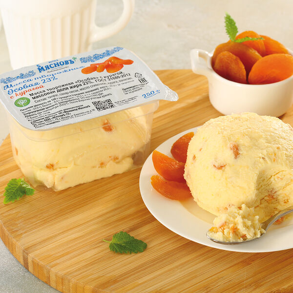 Масса творожная Особая с курагой 23% МясновЪ Ферма