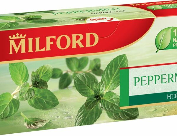 Чайный напиток Milford Peppermint травяной в пакетиках