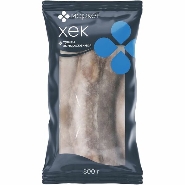 Хек перуанский тушка замороженная Маркет, 800г