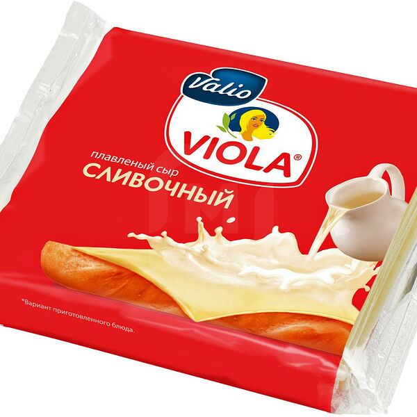 Сыр плавленый Viola Cливочный 45%