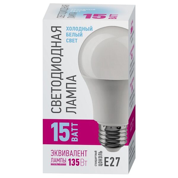 Лампа светодиодная Онлайт 15Вт Е27 груша 