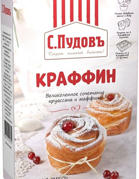 Смесь для выпечки Краффин С.Пудовъ 400г