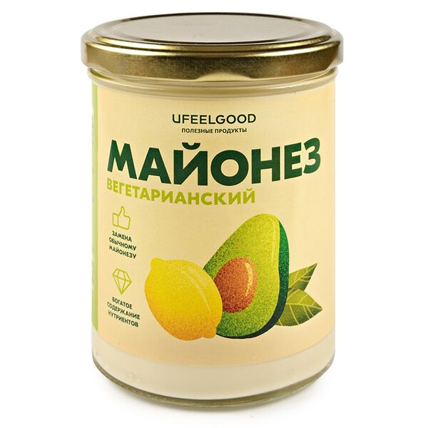 Майонез UFEELGOOD вегетарианский 450г, Россия