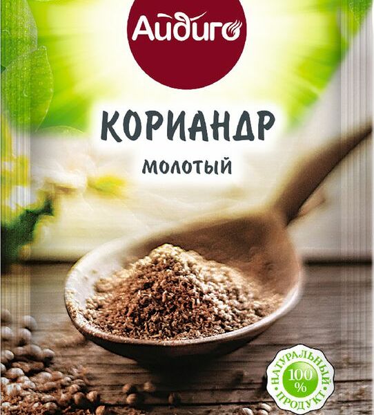 Кориандр Айдиго молотый 20г