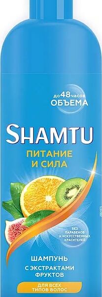 Шампунь для волос Shamtu Питание и сила с экстрактами фруктов 500мл