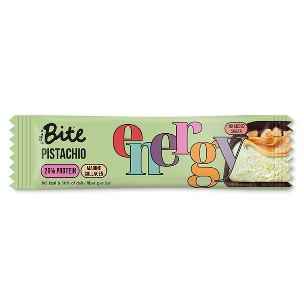 Батончик протеиновый Bite Energy Фисташка (без сахара) Россия
