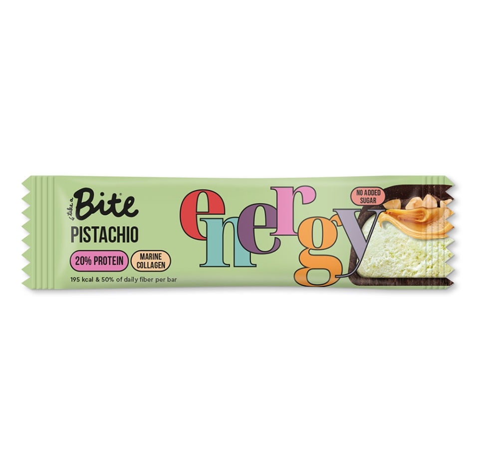 

Батончик протеиновый Bite Energy Фисташка (без сахара) 50г, Россия