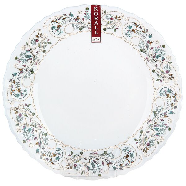 Тарелка обеденная Сканди, 24 см, стекло