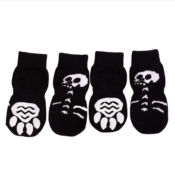 Носки для собак M черный (унисекс)