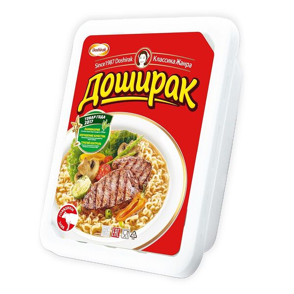 Лапша «Доширак» с говядиной