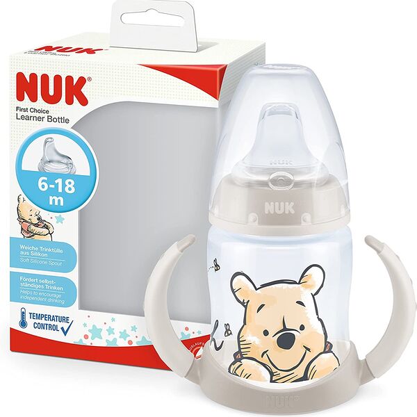 Чашка Nuk с ручками 6-18м+ Красная 140мл