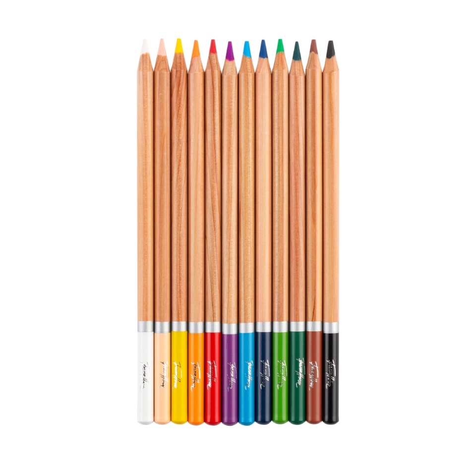 

Карандаши Белые ночи акварельные 12 цветов, в картонной коробке, Китай