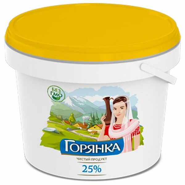 Сметанный продукт Горянка, 25%