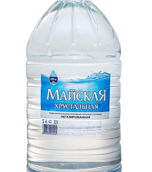 Вода минеральная Майская Хрустальная негазированная