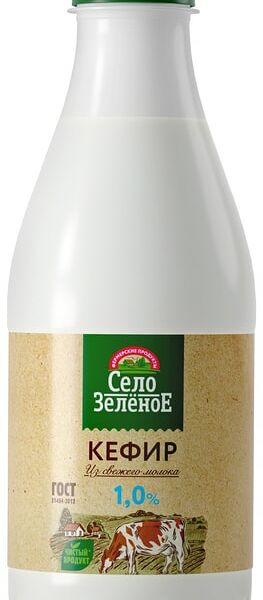 Кефир Село Зеленое 1% 930г