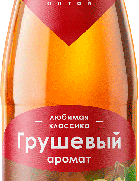 Напиток газированный Бочкари Грушевый аромат, стеклянная бутылка 450 мл