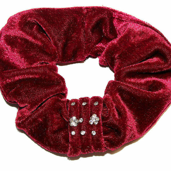 Резинка для волос декоративная тканевая со стразами ТМ Дамское счастье